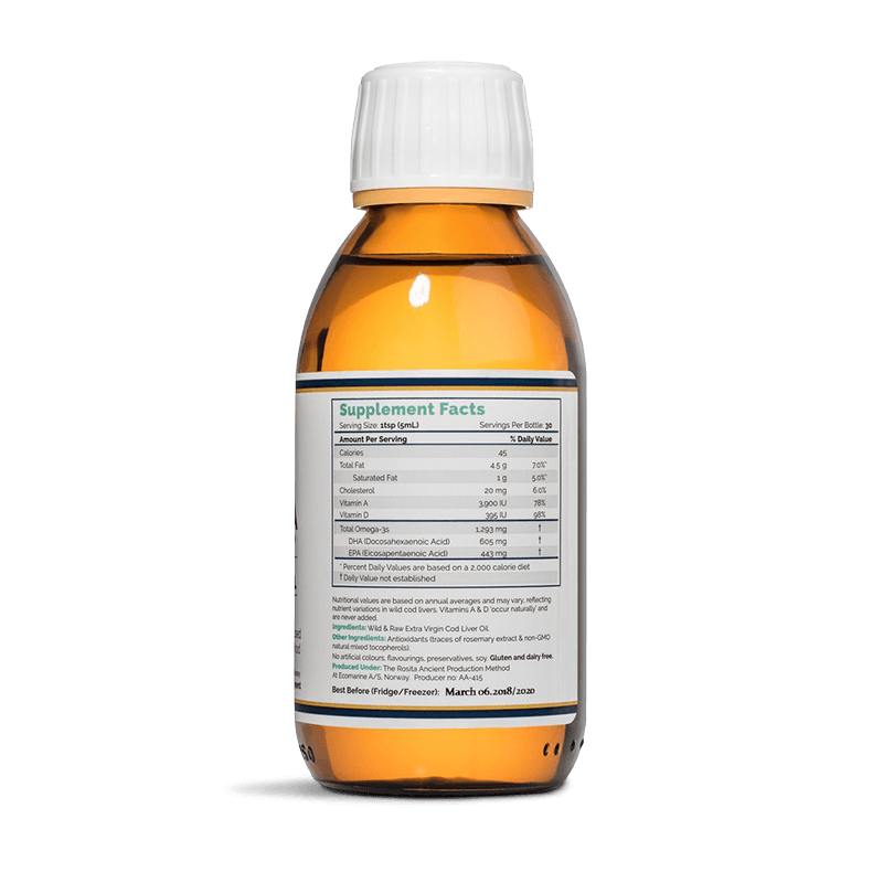 Rosita Extra Virgin Cod Liver Oil liquid - 150 ml