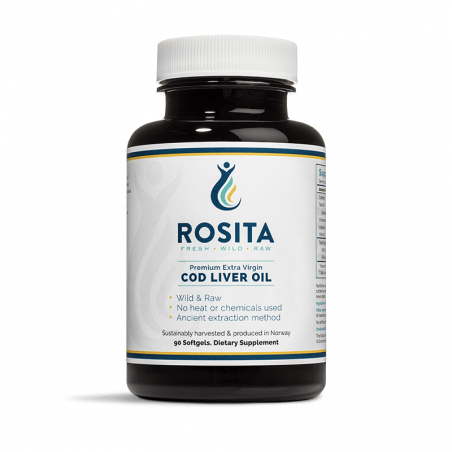 Rosita Extra Virgin Cod Liver Softgels - 90 gelcaps