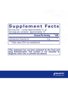 L-Glutamine Powder - 227g | Pure Encapsulations 2