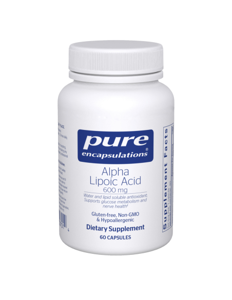 Alpha Lipoic Acid 600 mg - 60 Capsules | Pure Encapsulations