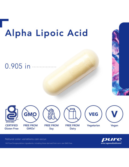 Alpha Lipoic Acid 600 mg - 60 Capsules | Pure Encapsulations