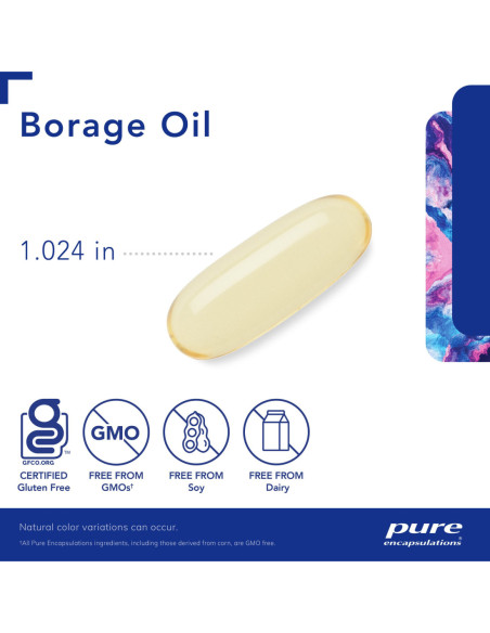 Borage Oil - 60 Softgel Capsules | Pure Encapsulations
