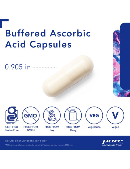 Buffered Ascorbic Acid - 250 Capsules | Pure Encapsulations