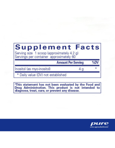 Inositol Powder - 250g | Pure Encapsulations