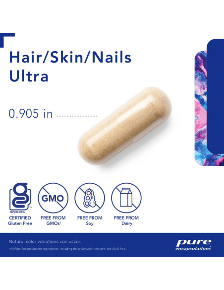 Hair Skin Nails Ultra - 60 Capsules | Pure Encapsulations