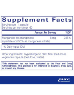 Manganese - 60 Capsules | Pure Encapsulations 2