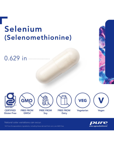 Selenium - 60 Capsules | Pure Encapsulations