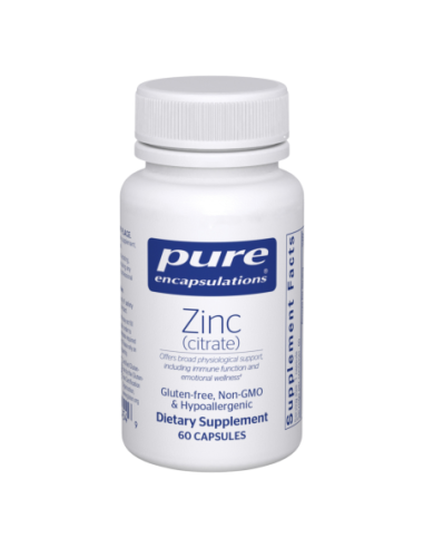 Zinc (citrate) - 60 Capsules | Pure Encapsulations