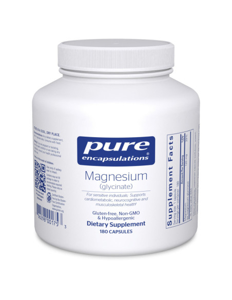 Magnesium Glycinate - 180 Capsules | Pure Encapsulations