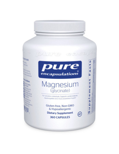 Magnesium Glycinate - 360 Capsules | Pure...