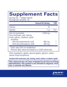 O.N.E. Omega - 30 Capsules | Pure Encapsulations 2