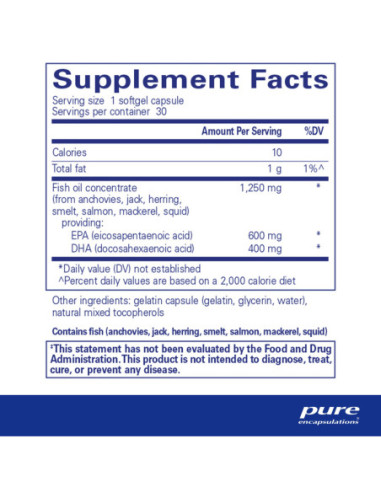 O.N.E. Omega - 30 Capsules | Pure Encapsulations