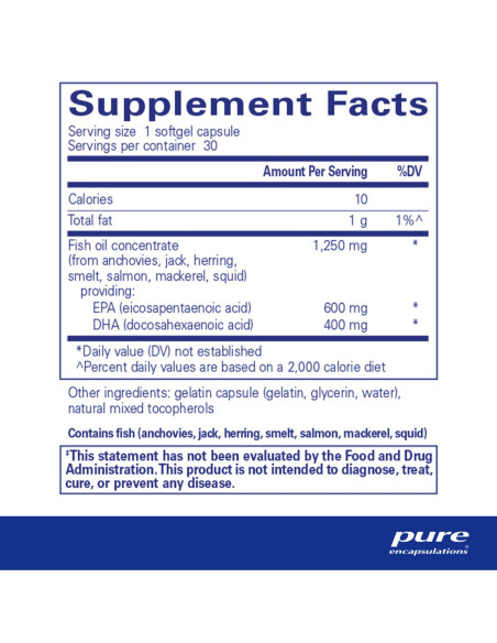 O.N.E. Omega - 30 Capsules | Pure Encapsulations