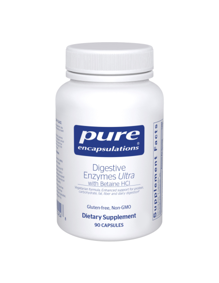 Digestive Enzymes Ultra with Betaine HCl - 90 Capsules | Pure Encapsulations