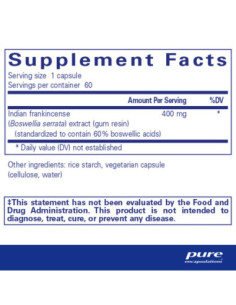 Boswellia - 60 Capsules | Pure Encapsulations 2