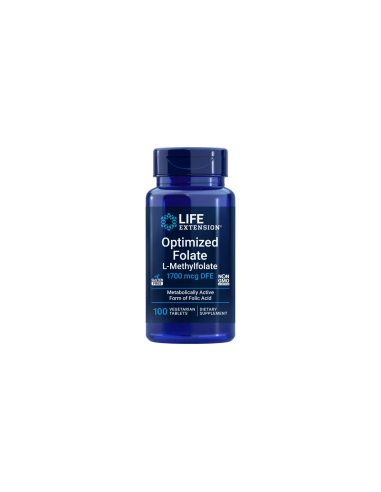 Optimized Folate, 100 vegetarian tablets | Life...