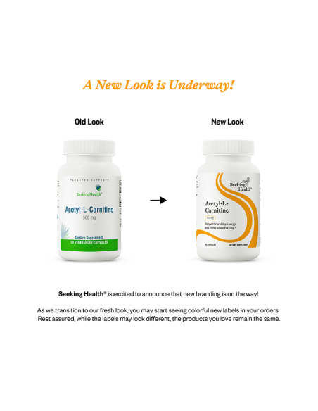 Acetyl-L-Carnitine 500mg - 90 Capsules | Seeking Health