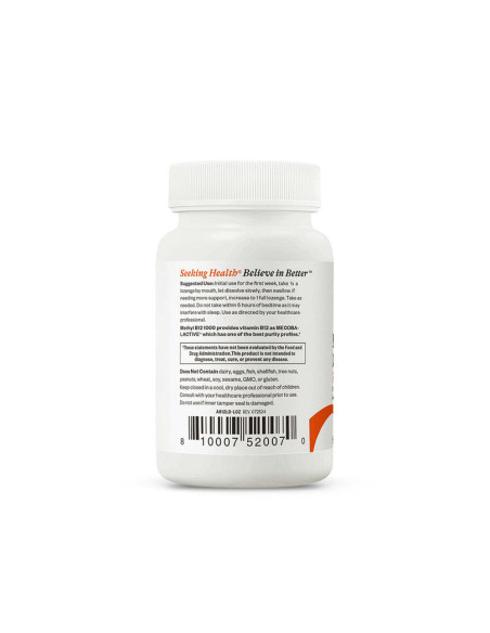 Methyl B12 1000 (Formerly Active B12 1000) - 60 Lozenges | Seeking Health