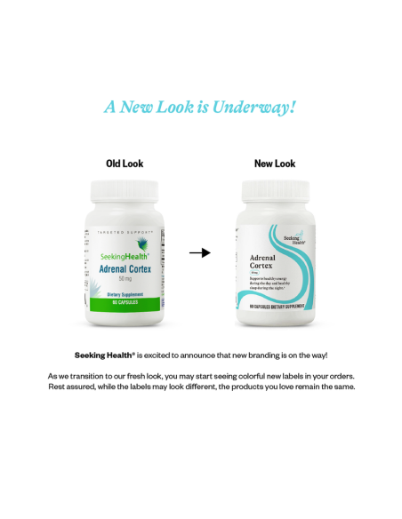 Adrenal Cortex 50mg - 60 Capsules | Seeking Health
