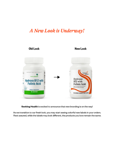 Hydroxo B12 with Folinic Acid - 60 Lozenges | Seeking Health