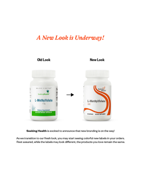 L-Methylfolate (formerly L-5-MTHF) - 60 Capsules | Seeking Health