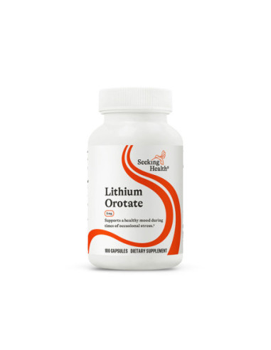 Lithium Orotate 5mg - 100 Capsules | Seeking...