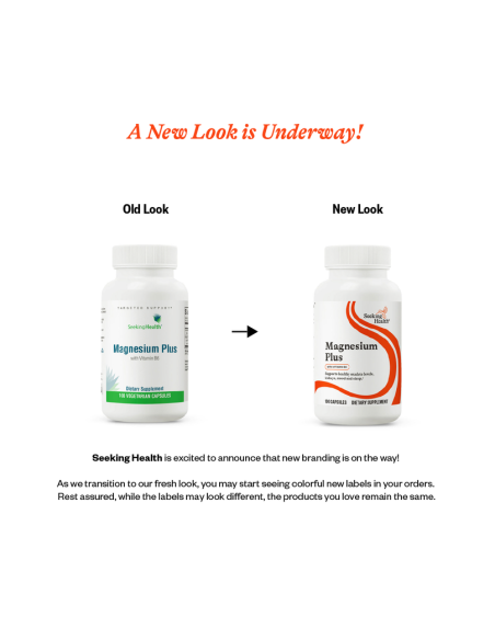 Magnesium Plus - 100 Capsules | Seeking Health