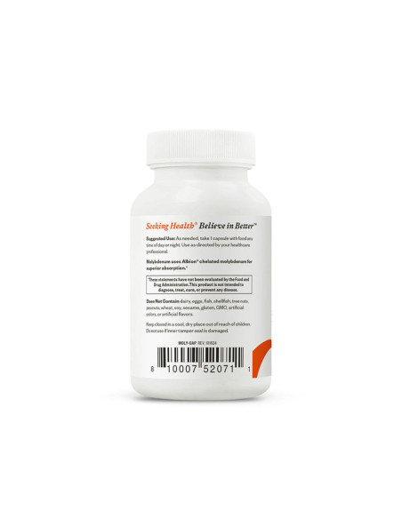 Molybdenum 500mcg - 90 Capsules | Seeking Health