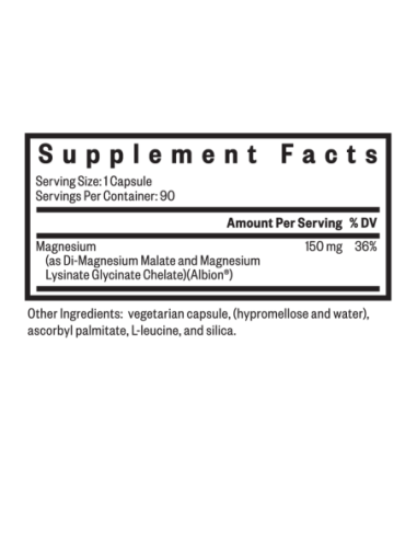 Optimal Magnesium 150mg - 90 Capsules | Seeking...