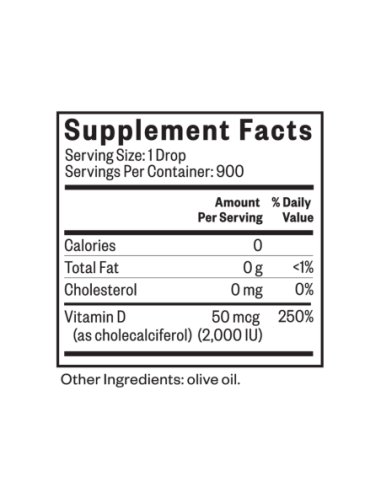 Vitamin D3 Drops - 30ml | Seeking Health