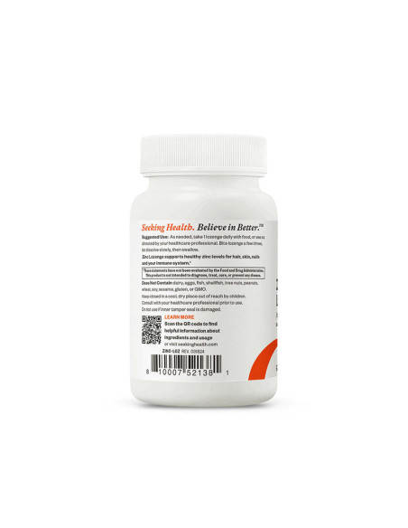 Optimal Zinc - 60 Lozenges | Seeking Health