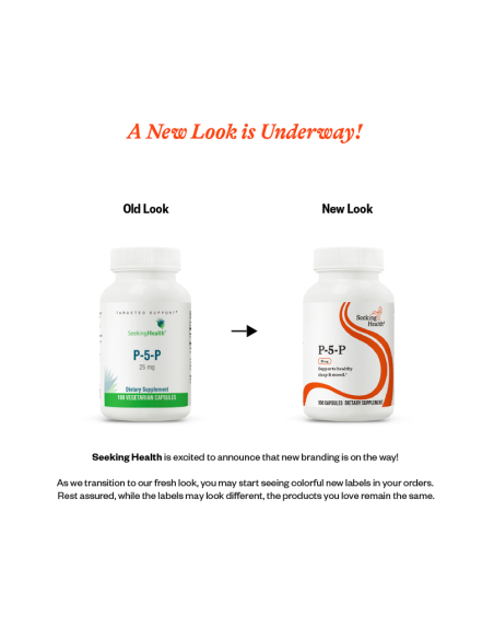 P-5-P (Pyridoxal 5 Phosphate) 25mg - 100 Capsules | Seeking Health