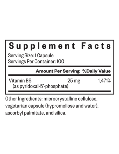 P-5-P (Pyridoxal 5 Phosphate) 25mg - 100...