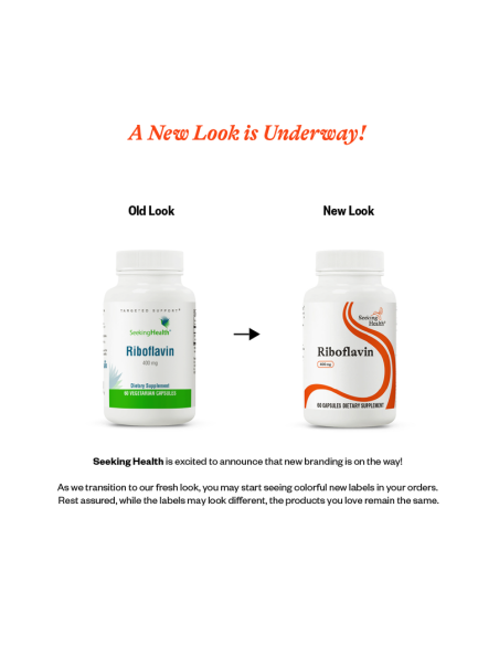 Riboflavin 400mg - 60 Capsules | Seeking Health