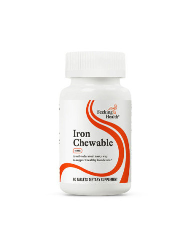 Iron Chewable - 60 Tablets | Seeking Health