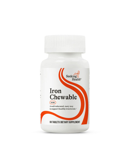 Iron Chewable - 60 Tablets | Seeking Health