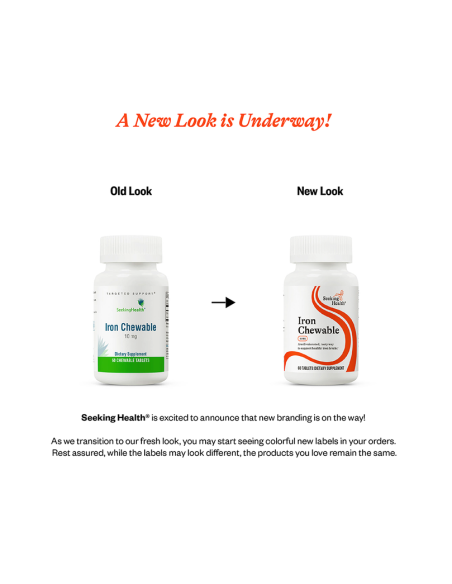 Iron Chewable - 60 Tablets | Seeking Health