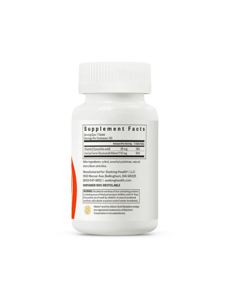 Iron Chewable - 60 Tablets | Seeking Health