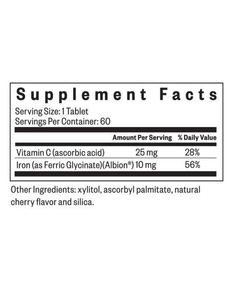 Iron Chewable - 60 Tablets | Seeking Health