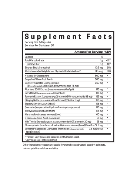 Gut Nutrients (Formerly Optimal GI) - 150 Capsules | Seeking Health