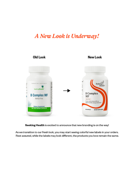 B Complex MF (Methyl-Free) - 100 Capsules | Seeking Health