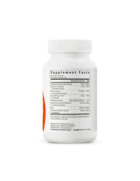 B Complex MF (Methyl-Free) - 100 Capsules | Seeking Health