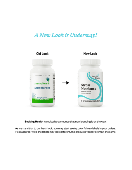 Stress Nutrients (formely Adrenal Nutrients) - 90 Capsules | Seeking Health