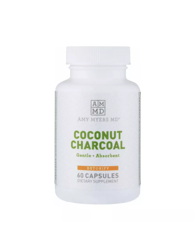 Coconut Charcoal - 60 Capsules | Amy Myers MD