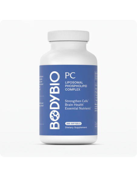 BodyBio PC Softgels (Phosphatidylcholine) - 300 Softgels | Body Bio