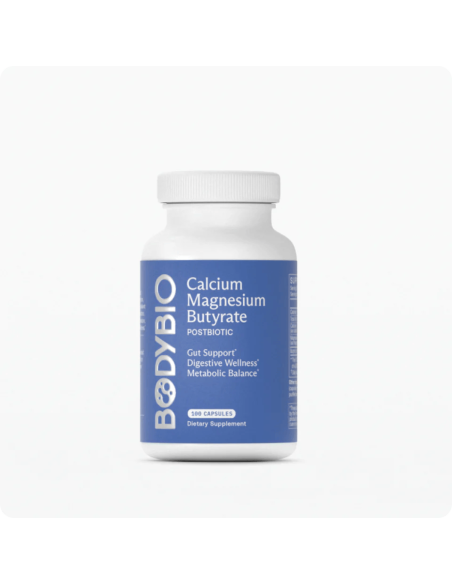 BodyBio Butyrate Calcium Magnesium - 100 Capsules | Body Bio