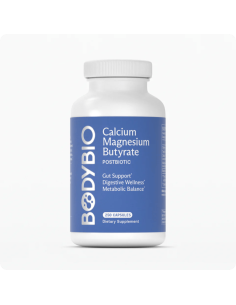BodyBio Butyrate Calcium Magnesium - 250 Capsules | Body Bio
