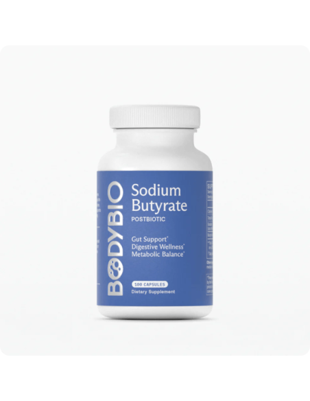 BodyBio Butyrate Sodium - 100 Capsules | Body Bio