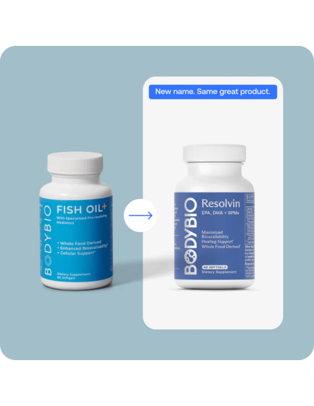 Resolvin (Formerly Fish Oil+) - 60 Softgels | Body Bio