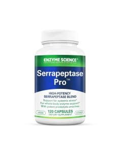 Serrapeptase Pro 120 Capsules | Enzyme Science